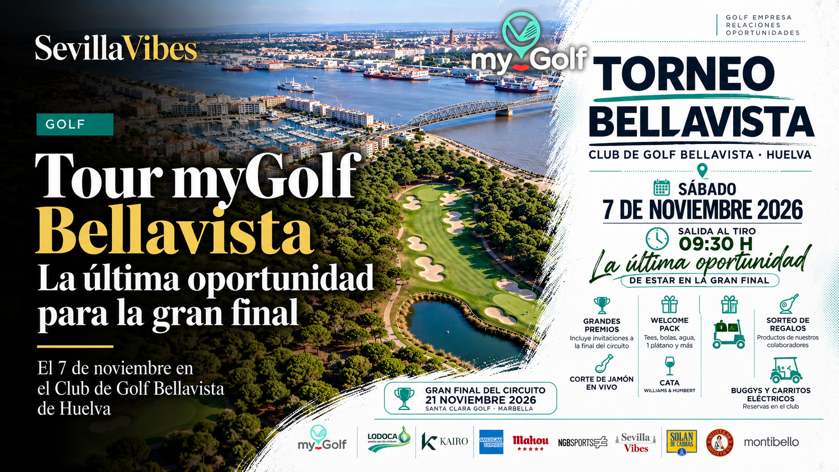 El Tour myGolf 2026 llega a Bellavista con las últimas plazas para la Gran Final en juego 1 bellavista